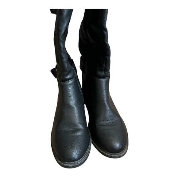 De Blossom collection black boots with side zipper - Picture 3 of 5